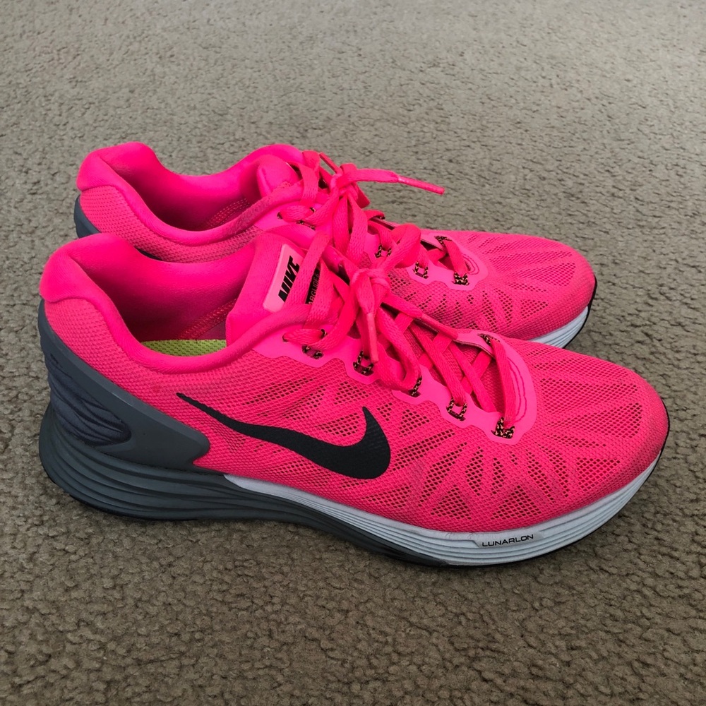 Nike Women's Womens Running Sneakers Pink Lunarglide